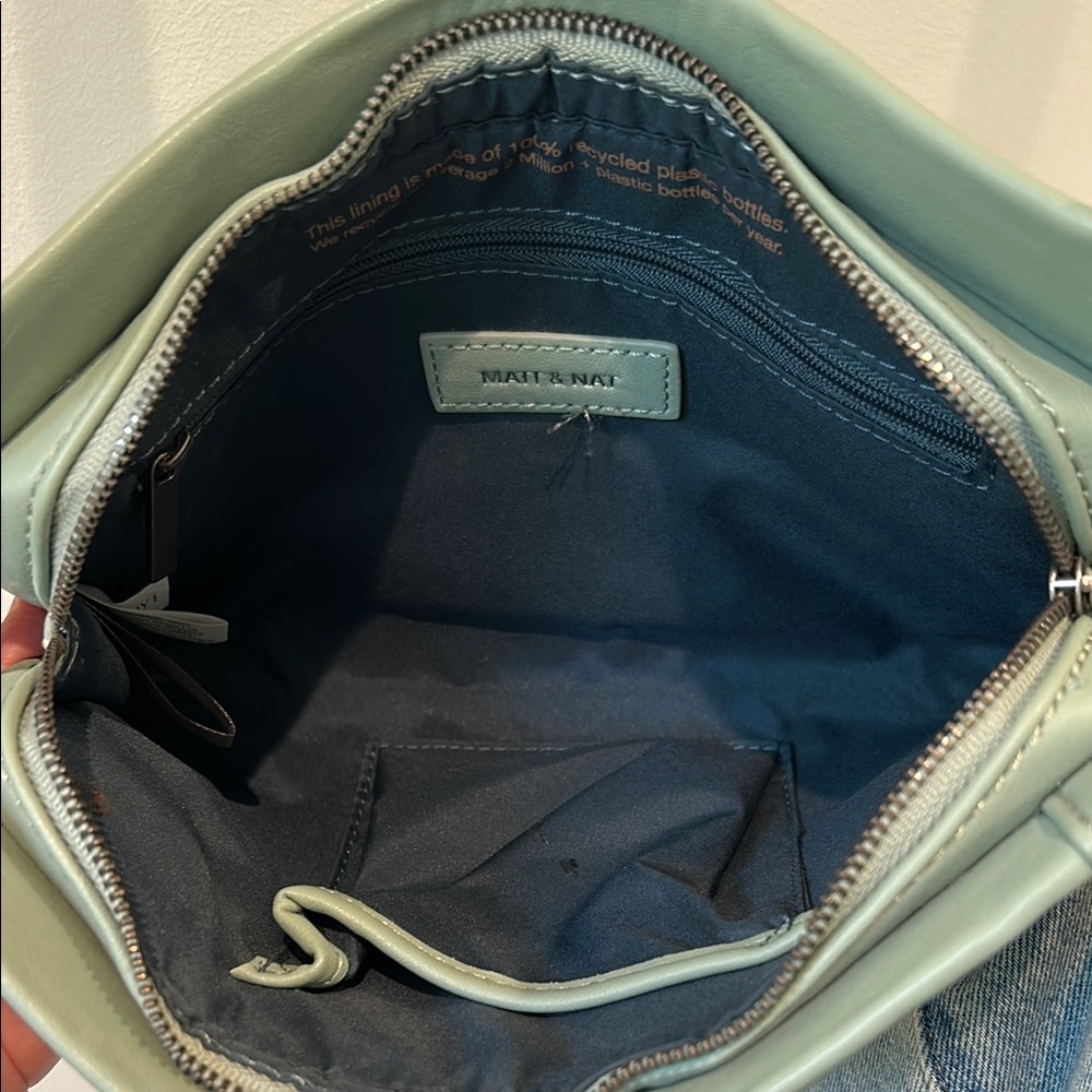 Matt & Nat Mint Green Crossbody Bag - Picture 7 of 12